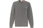 Timberland Sweatshirts Men's Dark Gray Crew Neck Moderate Regular