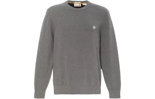 Timberland Sweatshirts Men's Dark Gray Crew Neck Moderate Regular