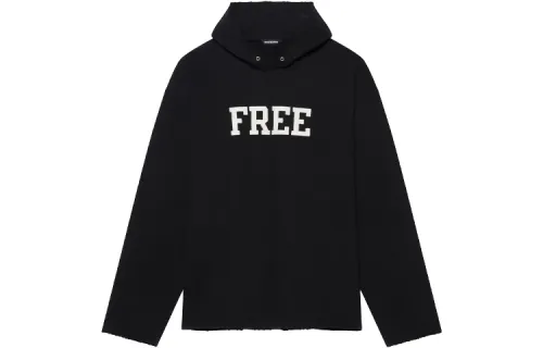Balenciaga Free Embroidered No Rib Hoodie