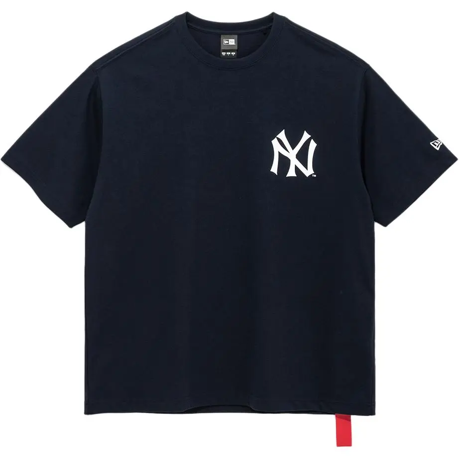 New Era T-Shirts Unisex Blue Crew Neck