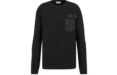 DIOR x Sacai FW21 Sweatshirt Men's Black