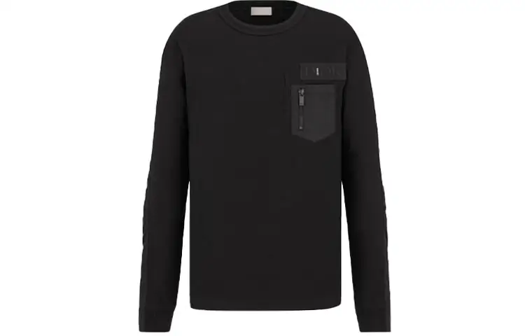 DIOR x Sacai FW21 Sweatshirt Men's Black