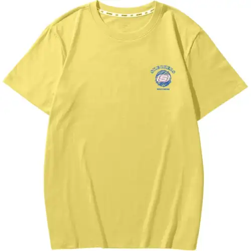 Skechers Colorful T Shirt Unisex Fresh Pear Yellow