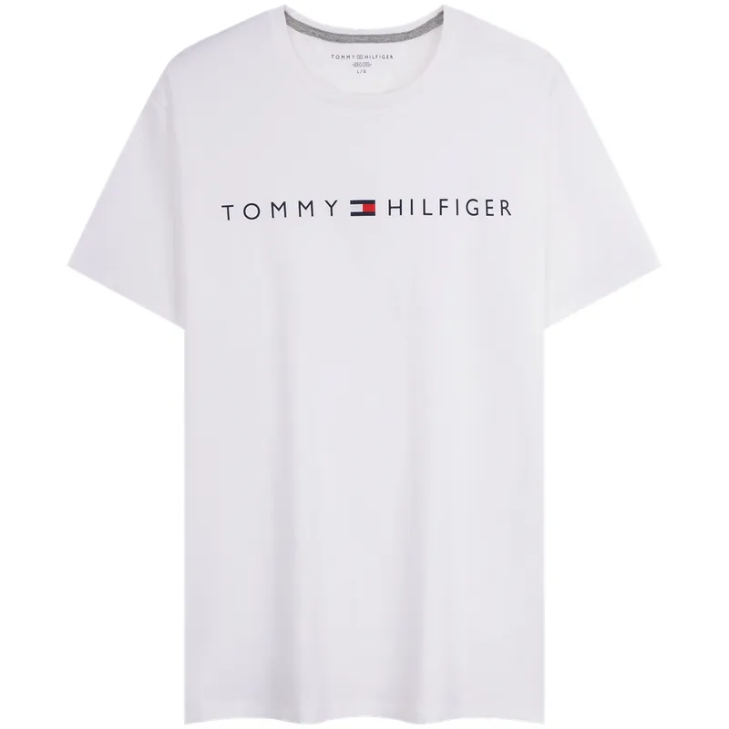 Tommy Hilfiger T-Shirts Men's Crew Neck Moderate