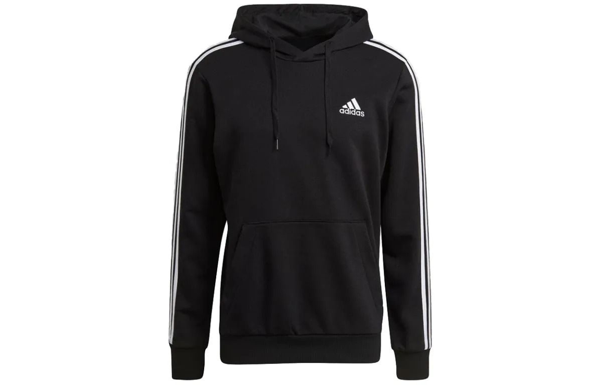Adidas Sweatshirts Men's Black Hooded Moderate Regular