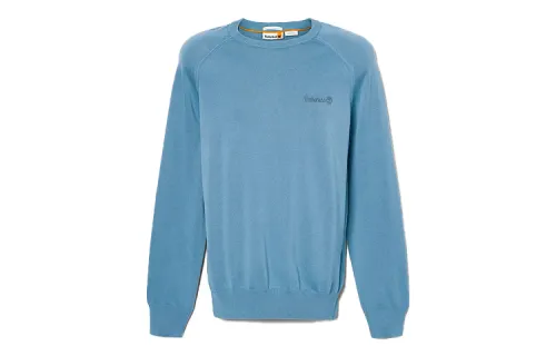 Timberland Sweatshirts Men's Blue Crew Neck Moderate Regular