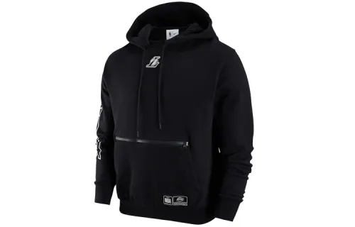 Jordan Sweatshirts Men's Black Hooded Thickened Regular