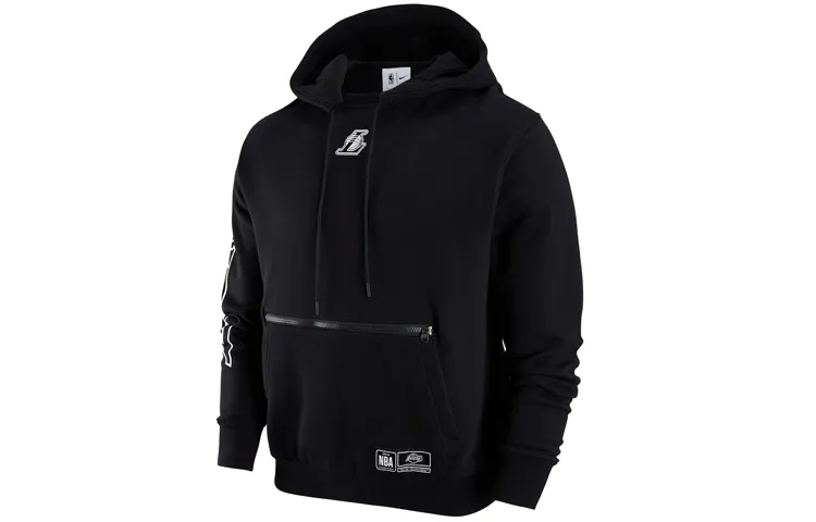 Jordan Sweatshirts Men's Black Hooded Thickened Regular