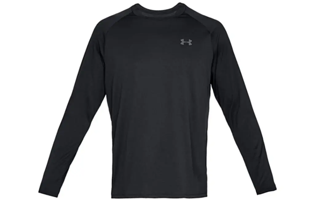 Under Armour T-Shirts Men's Black Crew Neck Moderate