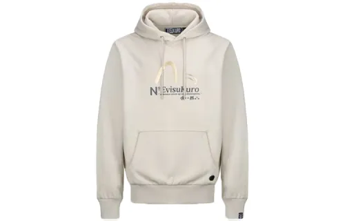 EVISU Sweatshirts Men's Hooded Moderate Heavyweight