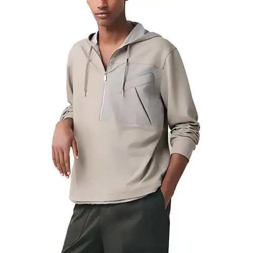 HERMES SS23 Sweatshirt Men's Light Gray