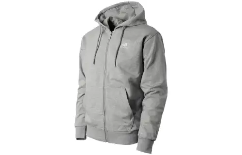 New Balance UNI BASIC Sweatshirts Men's Gray Hooded Moderate Regular