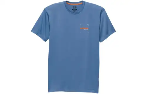 Vans Dive & Dine T Shirts Men's Koppen Blue Crew Neck Moderate Straight Fit
