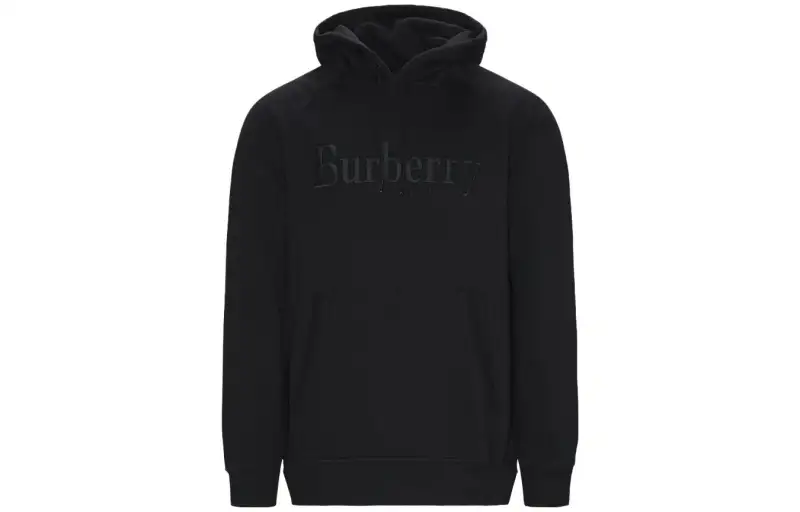 Burberry Sweatshirts Men's Black Hooded Moderate Other