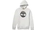 Timberland Sweatshirts Men's Vintage White Hooded Moderate Regular