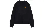 KENZO Sweatshirts Men's Black Crew Neck Moderate Heavyweight