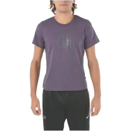 Converse T Shirts Men's Purple Crew Neck