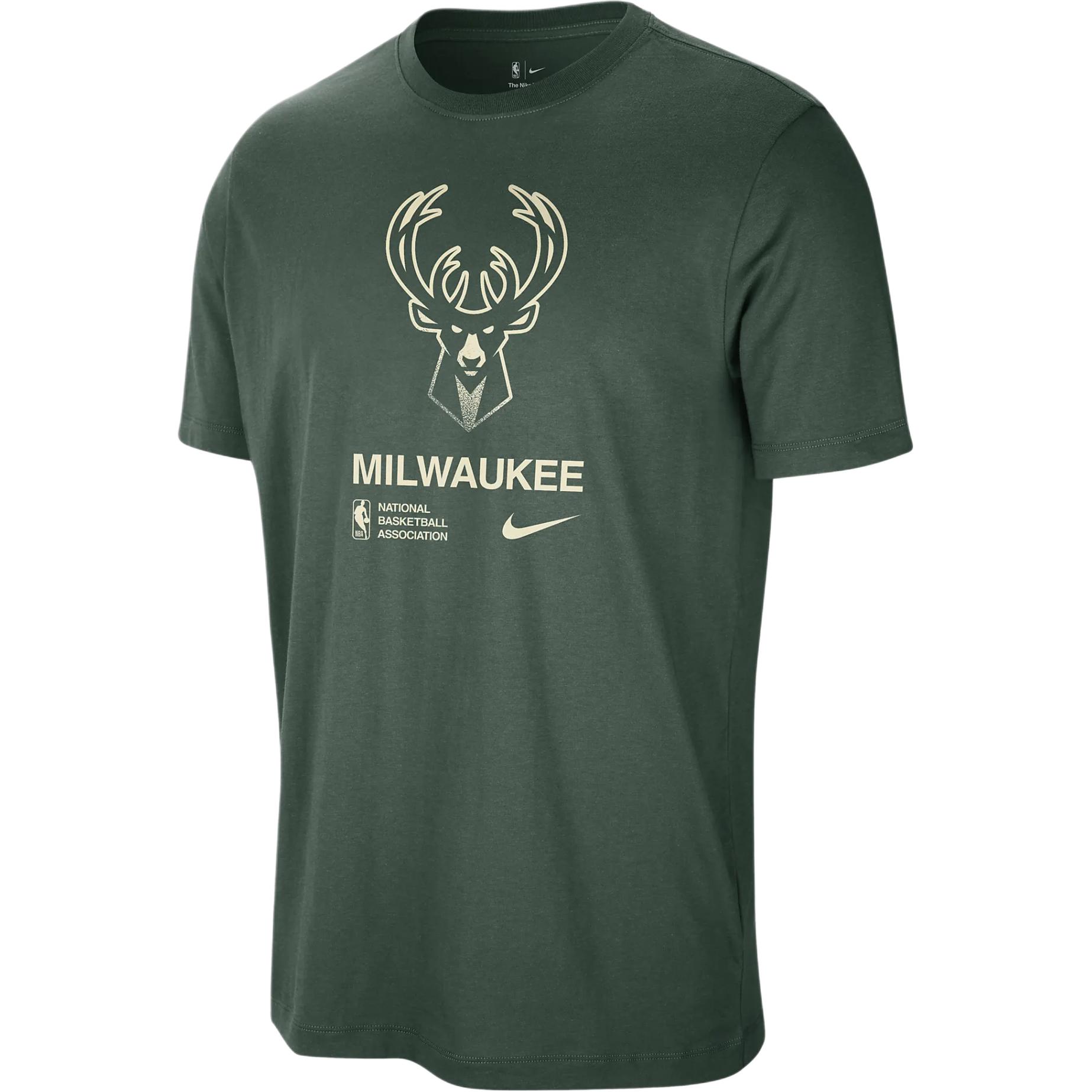 Nike Milwaukee Bucks T Shirt Men's Fir