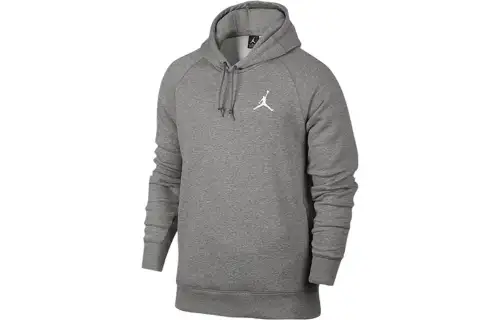 Jordan Flight Sweatshirts Men's Light Gray Hooded Moderate