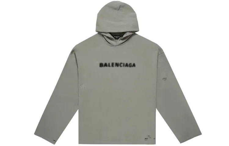 Balenciaga Blurry Logo Hoodie