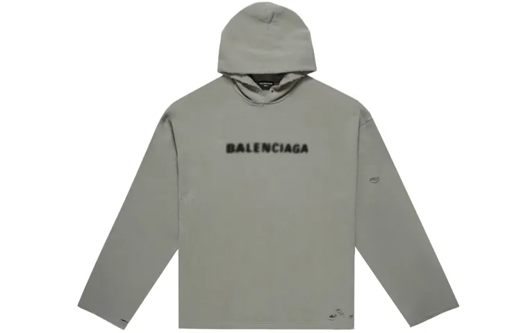 Balenciaga Blurry Logo Hoodie