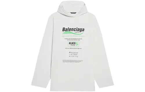 Balenciaga Sweatshirt Loose Fit Men's White