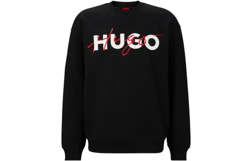 HUGO BOSS Embroidered-logo Crew-neck Sweatshirt