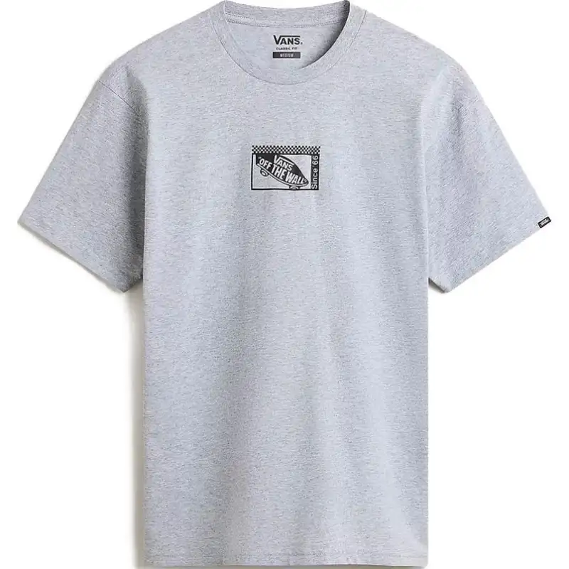 Vans T Shirts Men's Gray Crew Neck Moderate