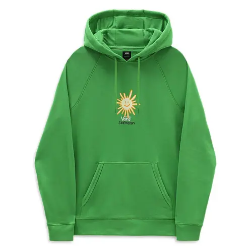 Vans Sweatshirts Men's Green Hooded Moderate Regular