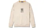 Timberland Sweatshirts Men's Khaki Crew Neck Moderate Regular