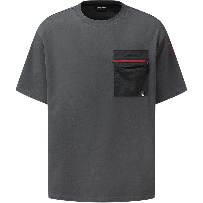 Футболка Salomon Uni Link (угольно-черная)