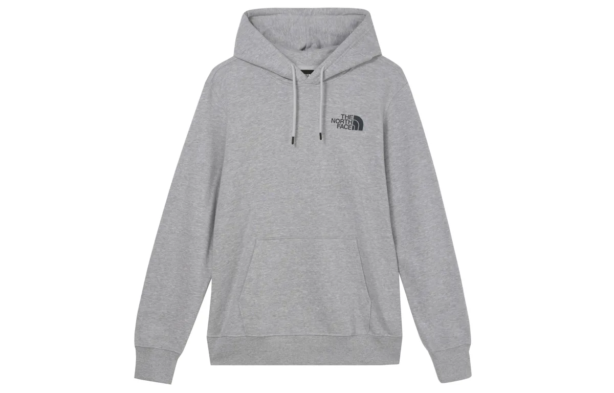 THE NORTH FACE Sweatshirts Men's Gray Hooded Moderate Straight Fit