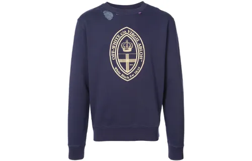 OFF WHITE SS20 Sweatshirt Men's Navy Blue