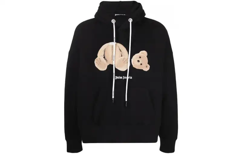 Palm Angels Bear-motif hoodie