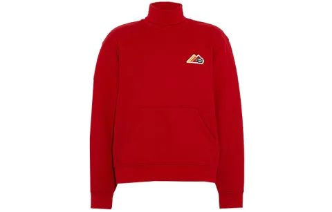COACH Sweatshirts Men's Red Turtleneck Moderate Straight Fit