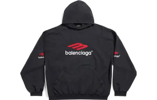 Balenciaga 3B Sports Icon Cotton Hoodie