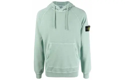 STONE ISLAND Sweatshirts Men's Green Hooded Moderate Regular