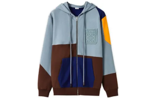 LOEWE Sweatshirts Men's Multicolor Hooded Moderate Regular