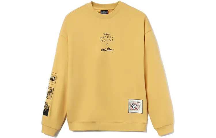Li Ning x Disney Sweatshirt Men's Light Ochre Yellow