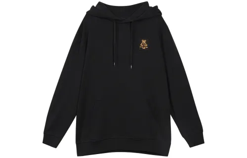 Vans Sweatshirts Unisex Black Hooded Moderate Regular