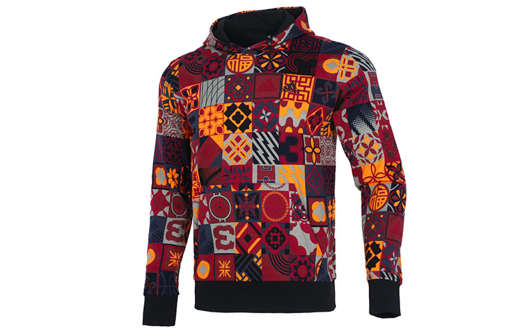 Adidas Cny Allover Print Hoodie
