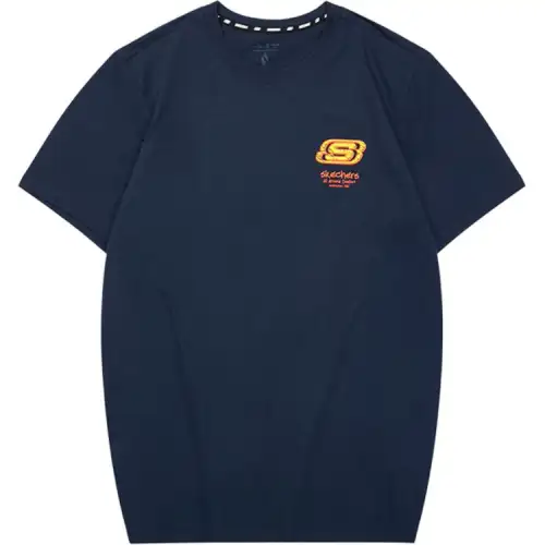 Skechers T Shirt Unisex Navy Blue