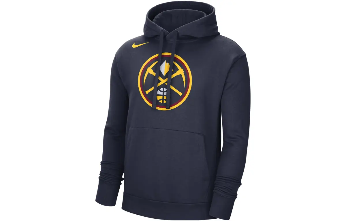 Nike Nba Denver Nuggets Fleece Pullover Hoodie