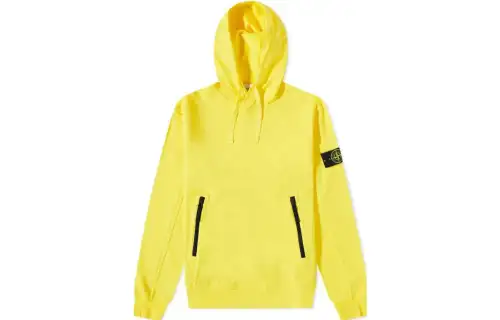 STONE ISLAND Sweatshirts Men's Yellow Hooded Non Detachable Moderate
