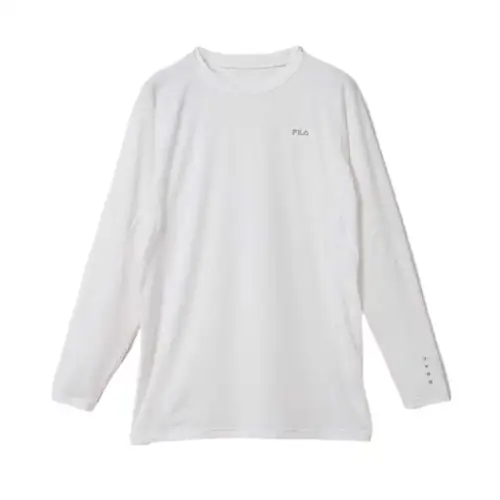 FILA T Shirts Men's White Crew Neck Moderate
