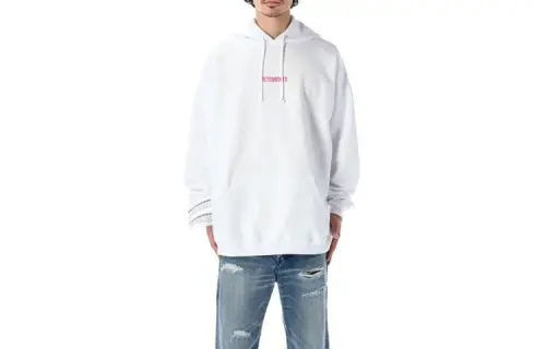 Vetements Logo Label Hoodie