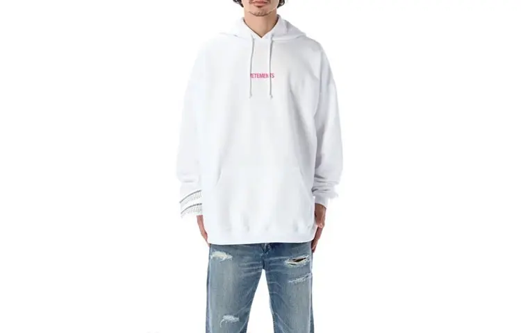 Vetements Logo Label Hoodie