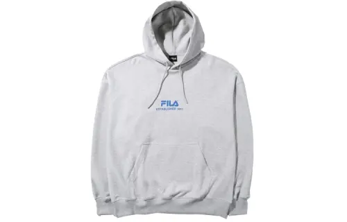 FILA Sweatshirts Unisex Gray Hooded Moderate Other