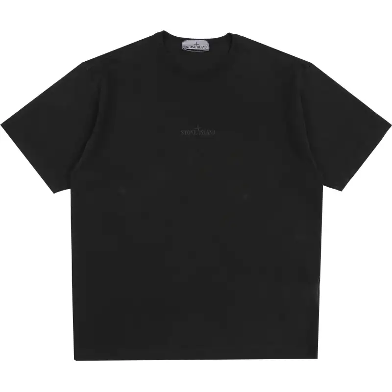 STONE ISLAND Logo-embroidered Cotton T-shirt