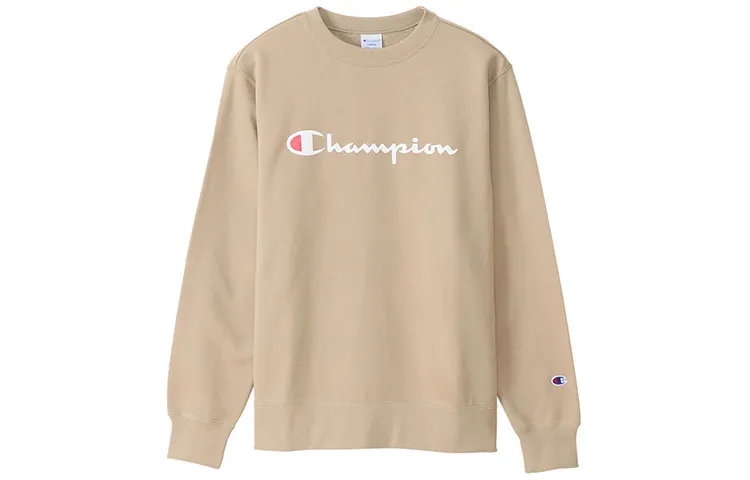 Champion Sweatshirt Japan Version Unisex Apricot